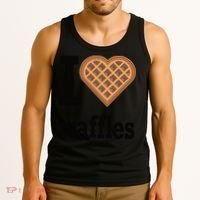 I Love Waffles Tank Top thumb 3