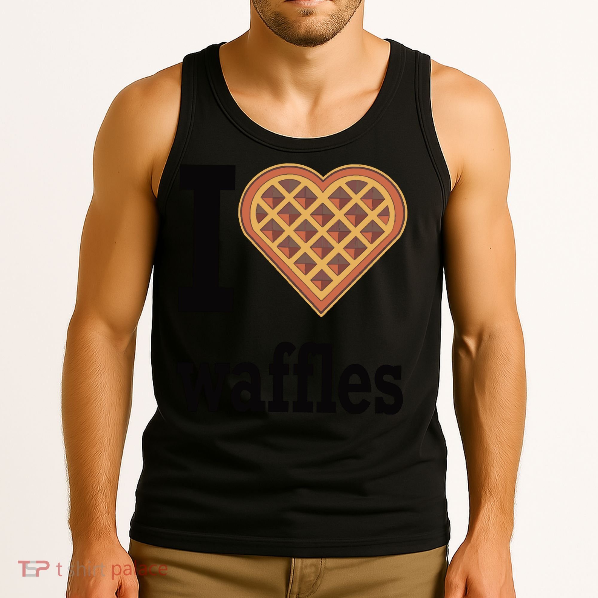 I Love Waffles Tank Top