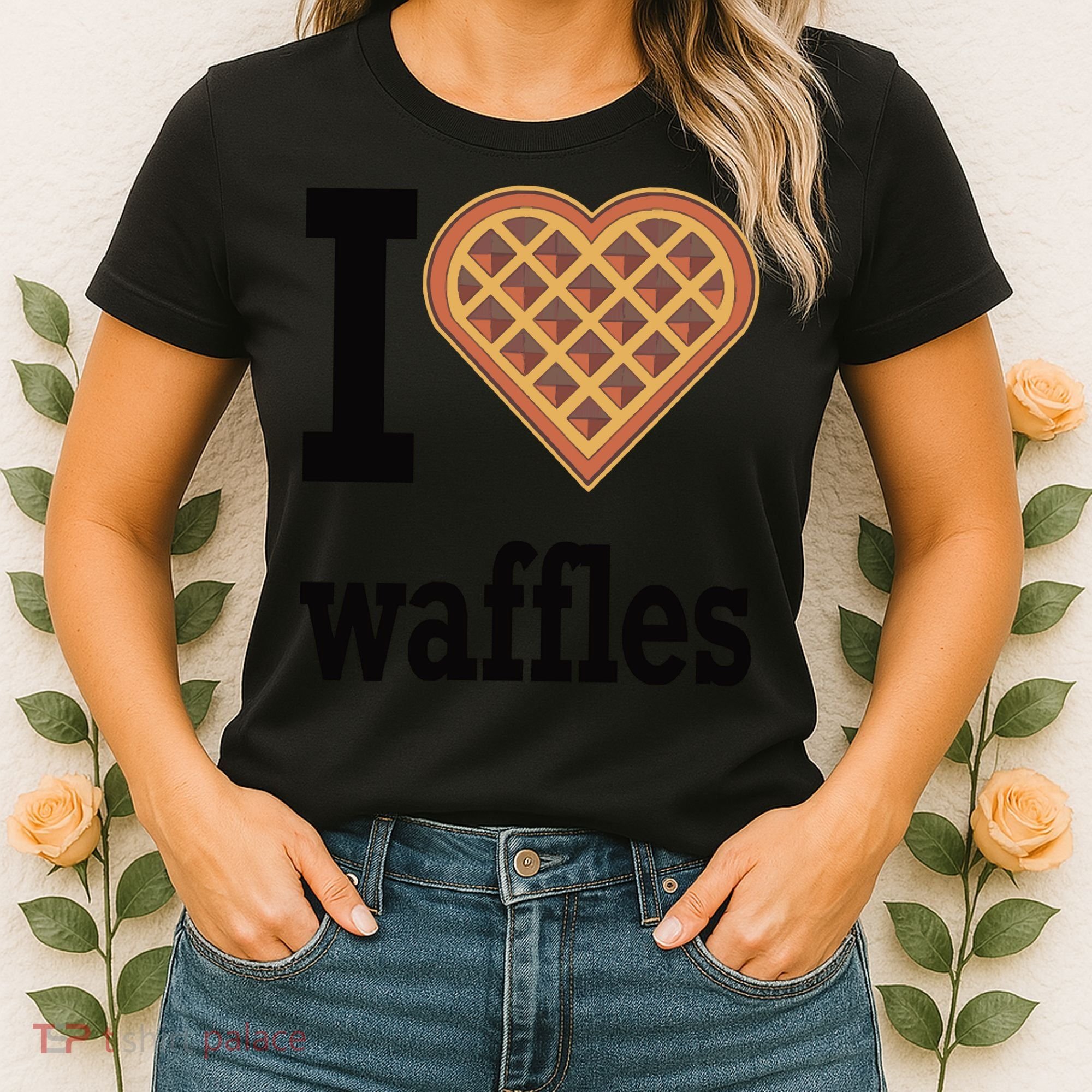 I Love Waffles Women's T-Shirt