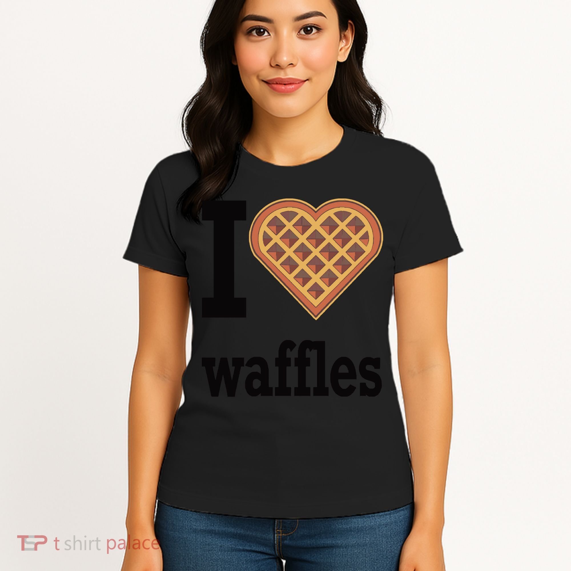 I Love Waffles Women's T-Shirt