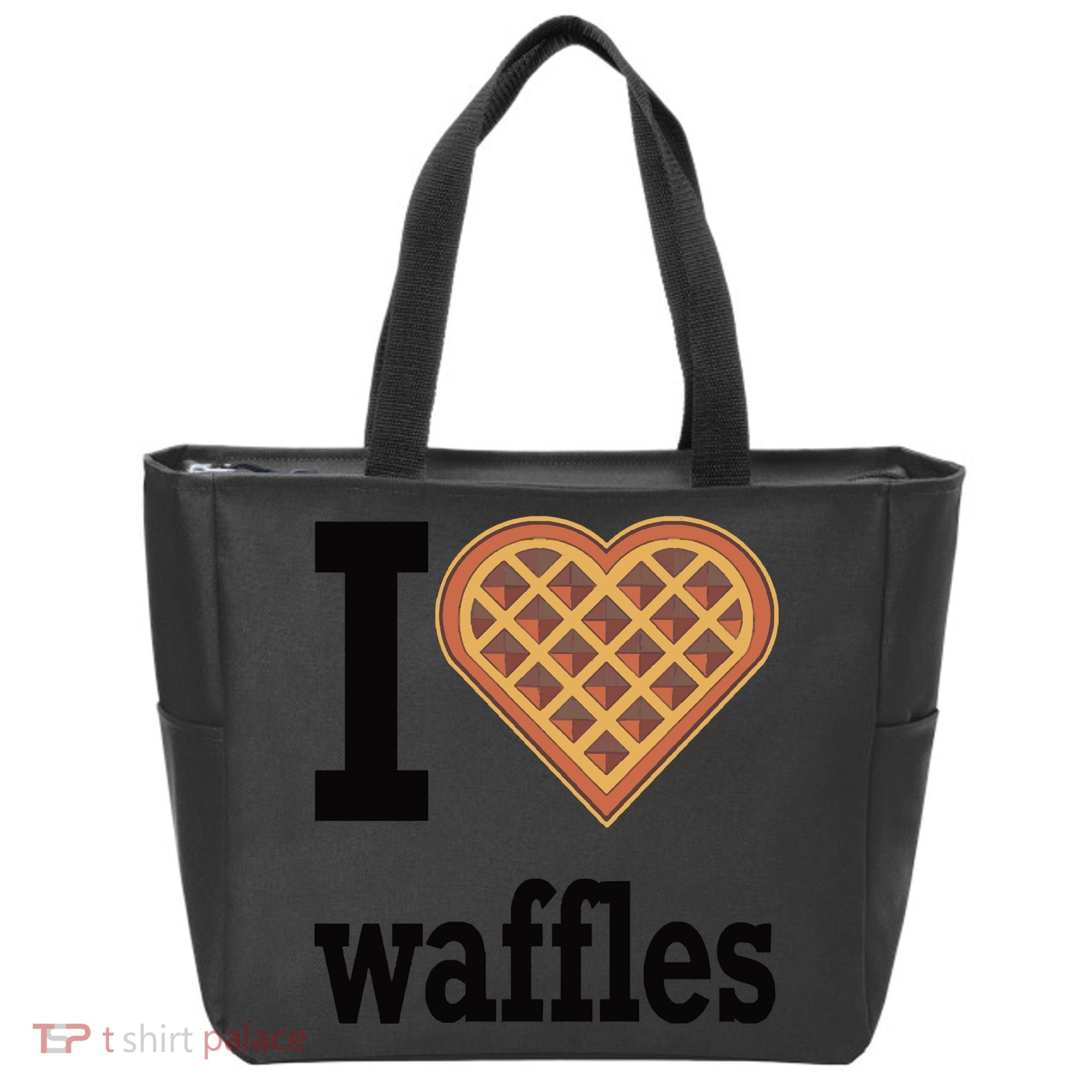 I Love Waffles Tote Bag