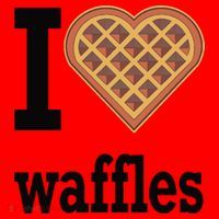 I Love Waffles Santa Hat thumb 1