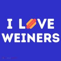 I Love Weiners Frank Sausage Bun Hotdogs Food Great Gift Baby Bodysuit thumb 2