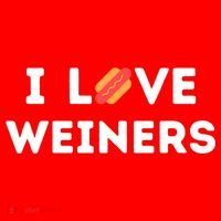 I Love Weiners Frank Sausage Bun Hotdogs Food Great Gift Santa Hat thumb 1