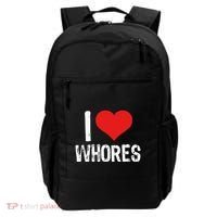 I Love Whores Backpack thumb 0