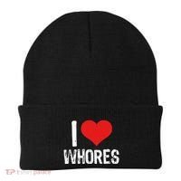 I Love Whores Beanie thumb 0