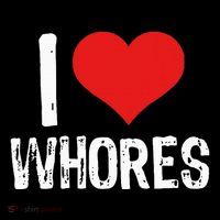 I Love Whores Women's Hoodie thumb 2