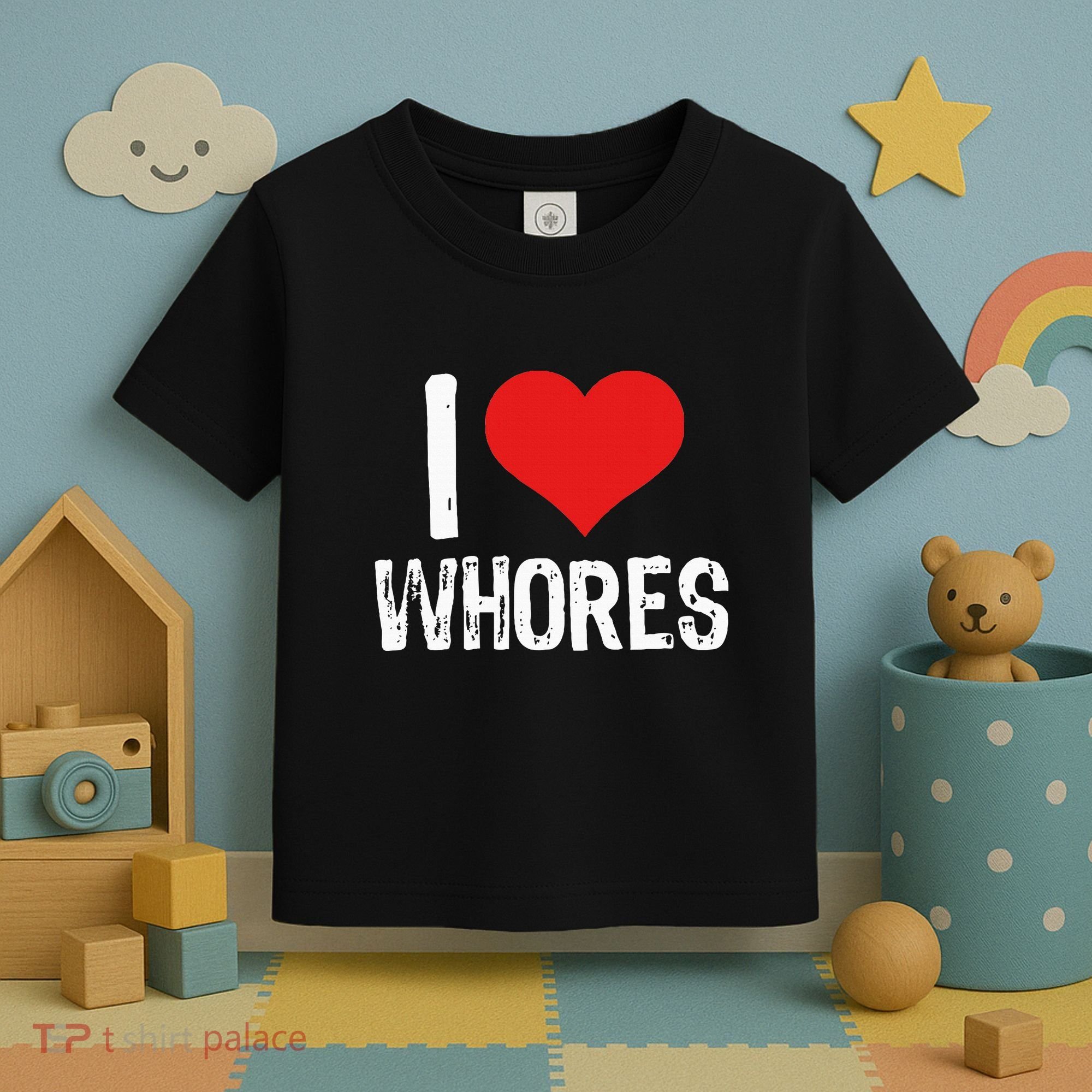 I Love Whores Toddler T-Shirt