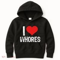 I Love Whores Kids Hoodie thumb 0