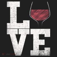 I Love Wine Red Wine Glass Heart Meaningful Gift Wine Er Distressed Funny Gift Beanie thumb 2