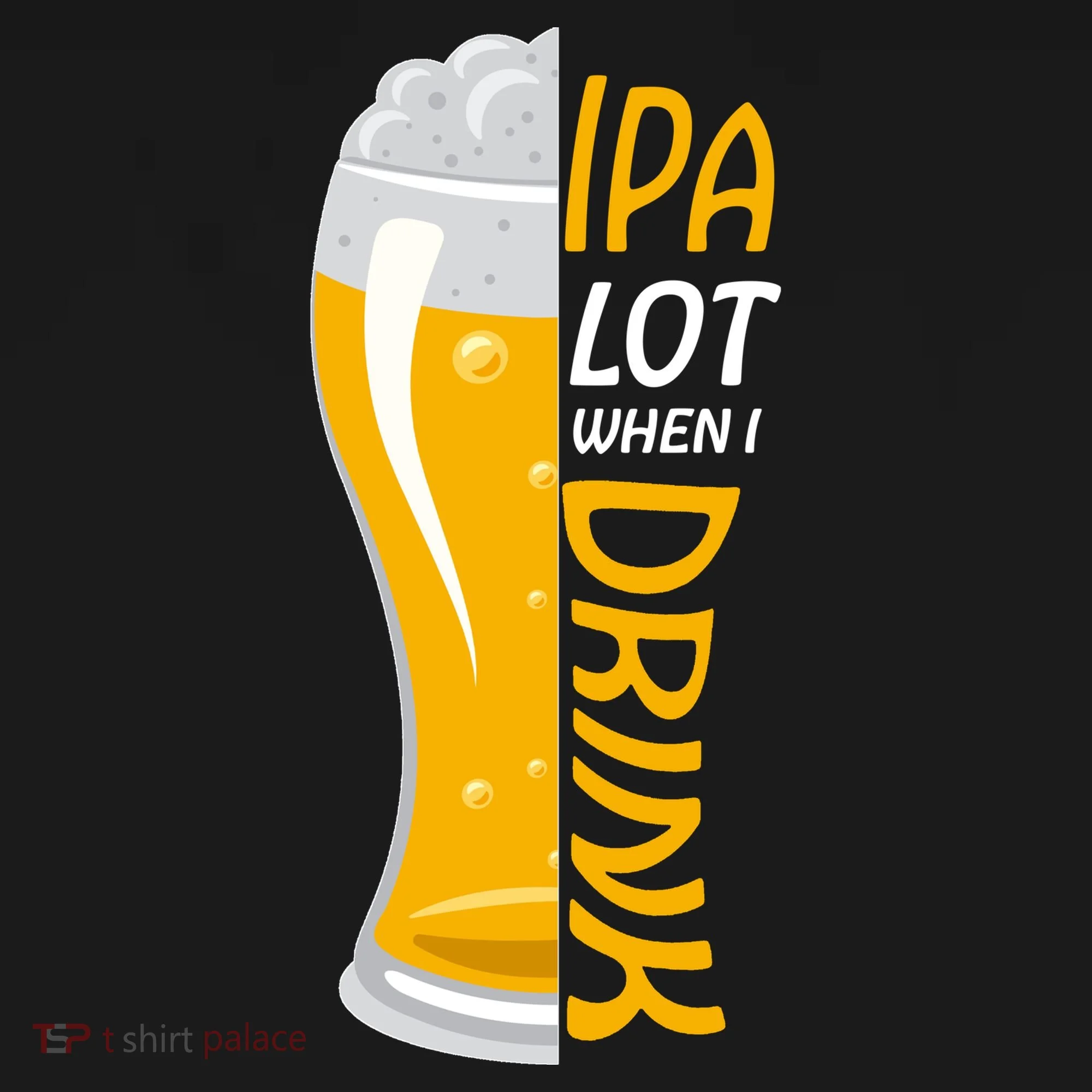 IPA Lot When I Drink Doggie Tank