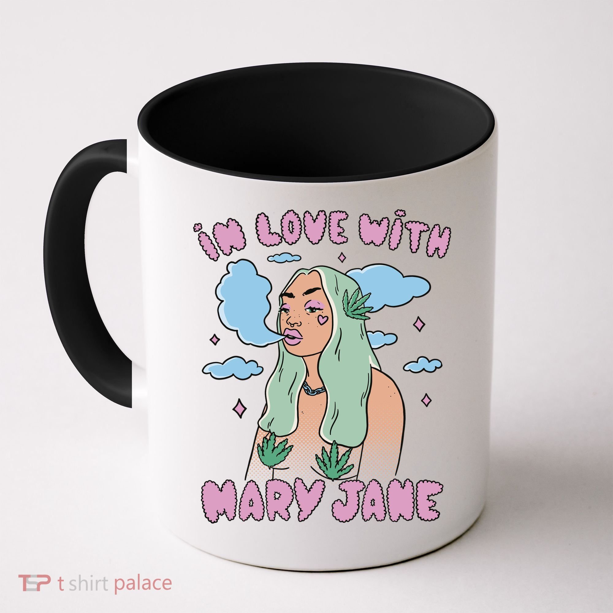 In Love With Mary Jane Female Marijuana Coffee Mug