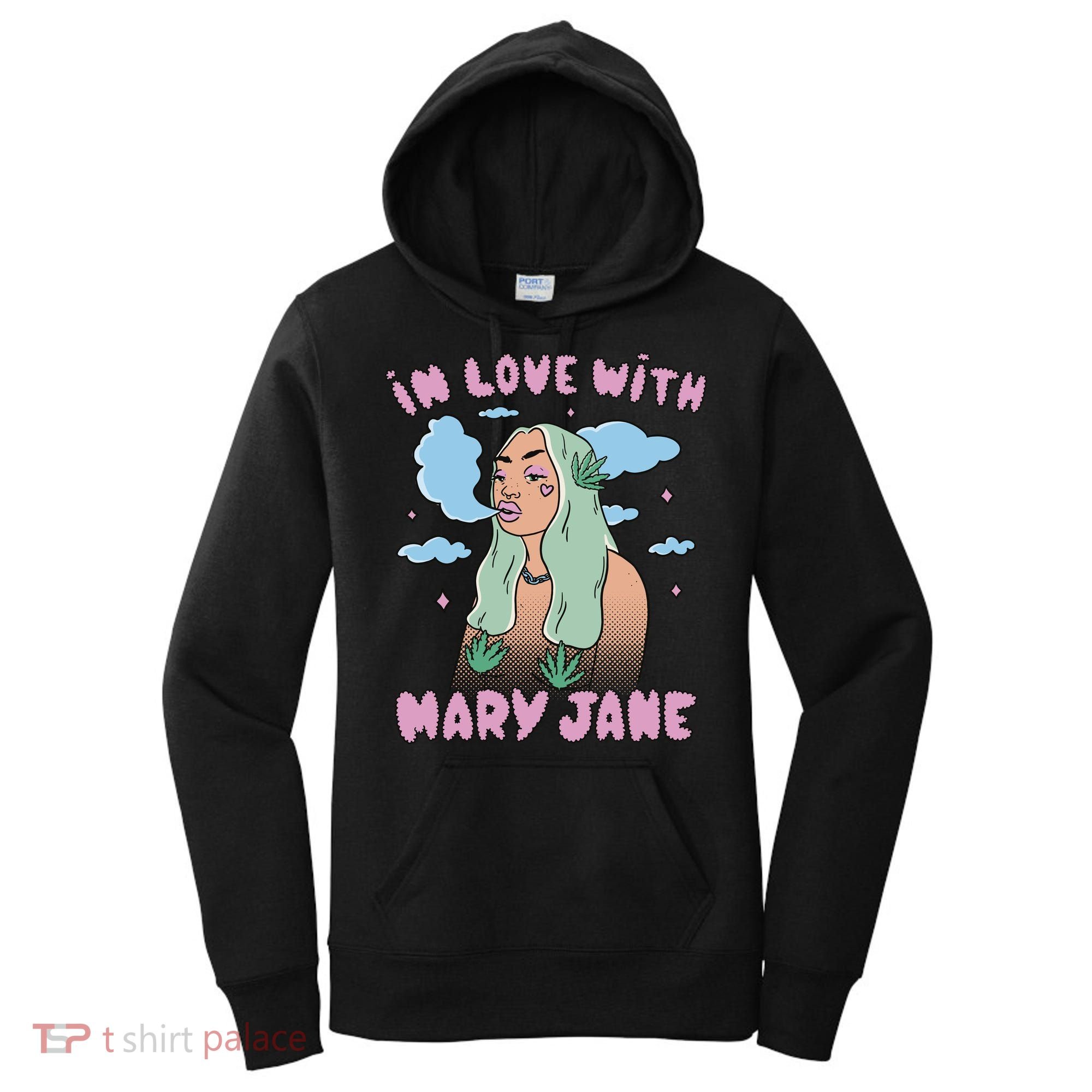In Love With Mary Jane Female Marijuana Women's Hoodie