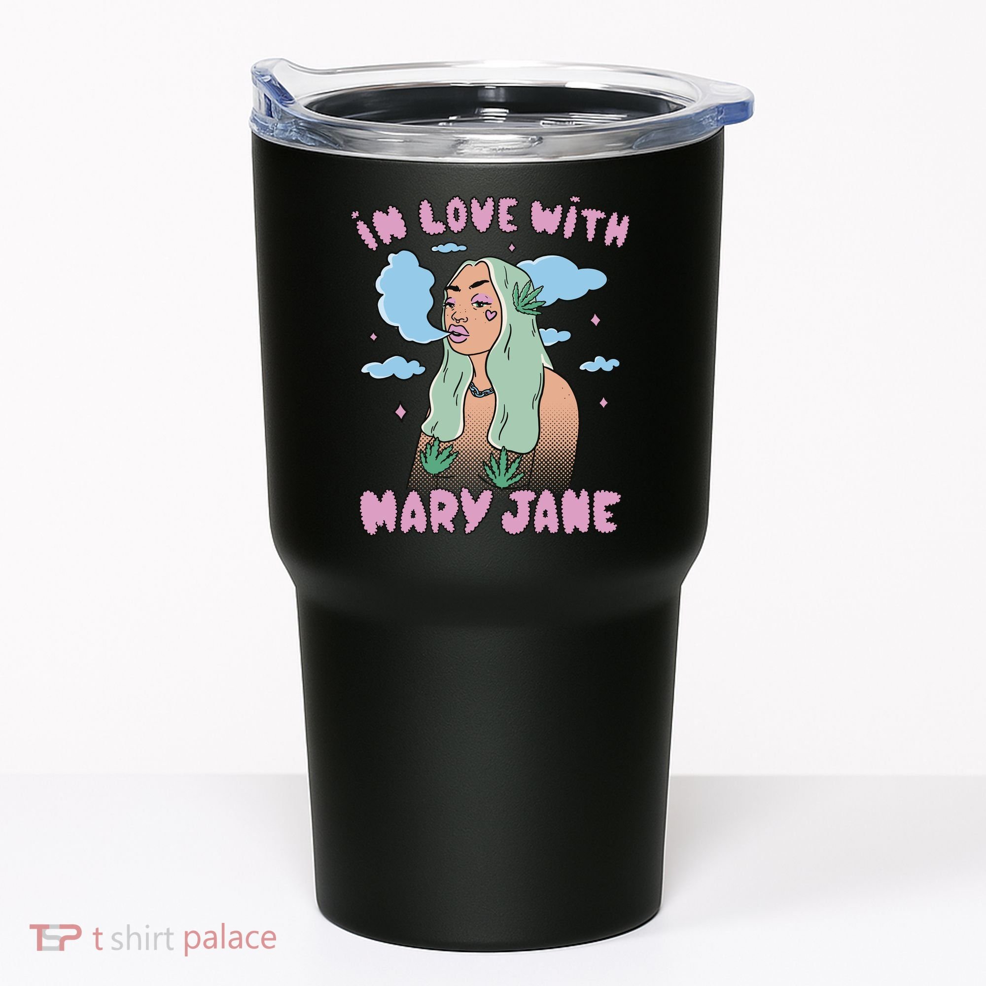 In Love With Mary Jane Female Marijuana Tumbler