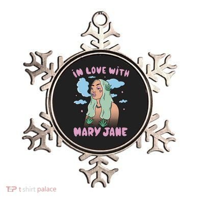 In Love With Mary Jane Female Marijuana Ornament