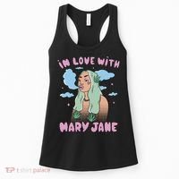 In Love With Mary Jane Female Marijuana Women's Tank Top thumb 0