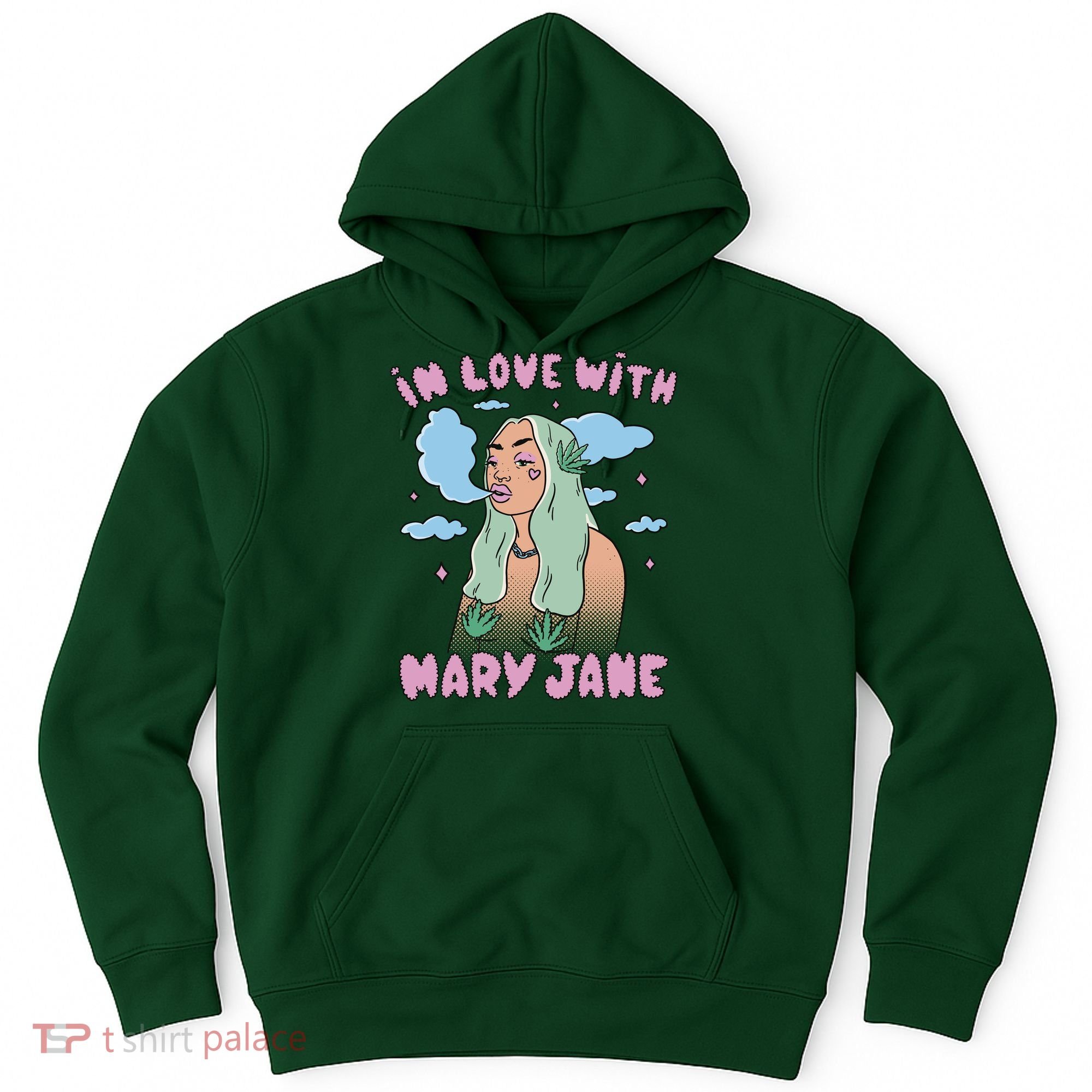 In Love With Mary Jane Female Marijuana Hoodie