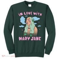 In Love With Mary Jane Female Marijuana Sweatshirt thumb 0