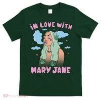 In Love With Mary Jane Female Marijuana T-Shirt thumb 0