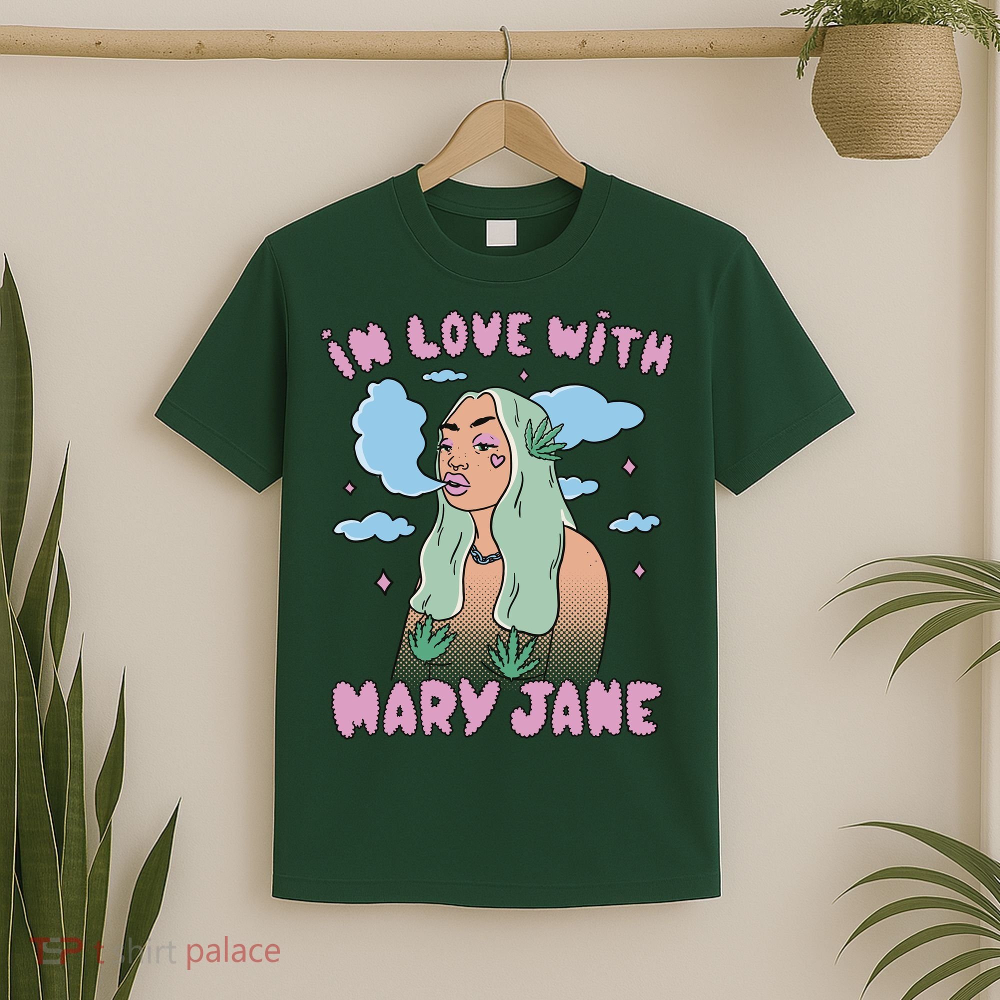 In Love With Mary Jane Female Marijuana T-Shirt