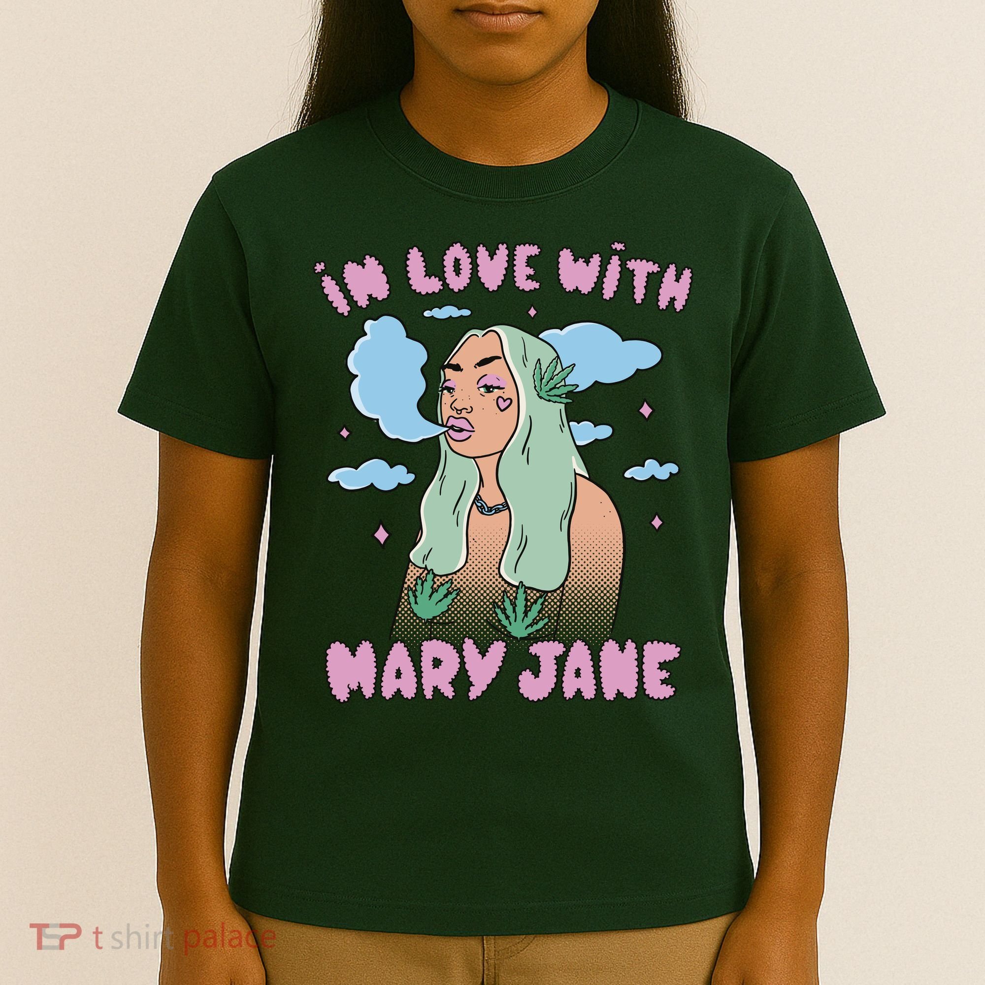 In Love With Mary Jane Female Marijuana T-Shirt