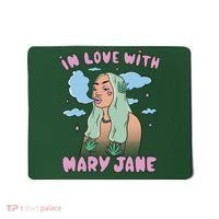 In Love With Mary Jane Female Marijuana Mousepad thumb 0