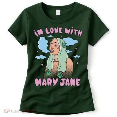 In Love With Mary Jane Female Marijuana Women's T-Shirt