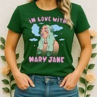 In Love With Mary Jane Female Marijuana Women's T-Shirt thumb 2