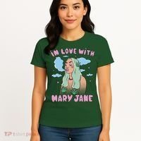 In Love With Mary Jane Female Marijuana Women's T-Shirt thumb 4