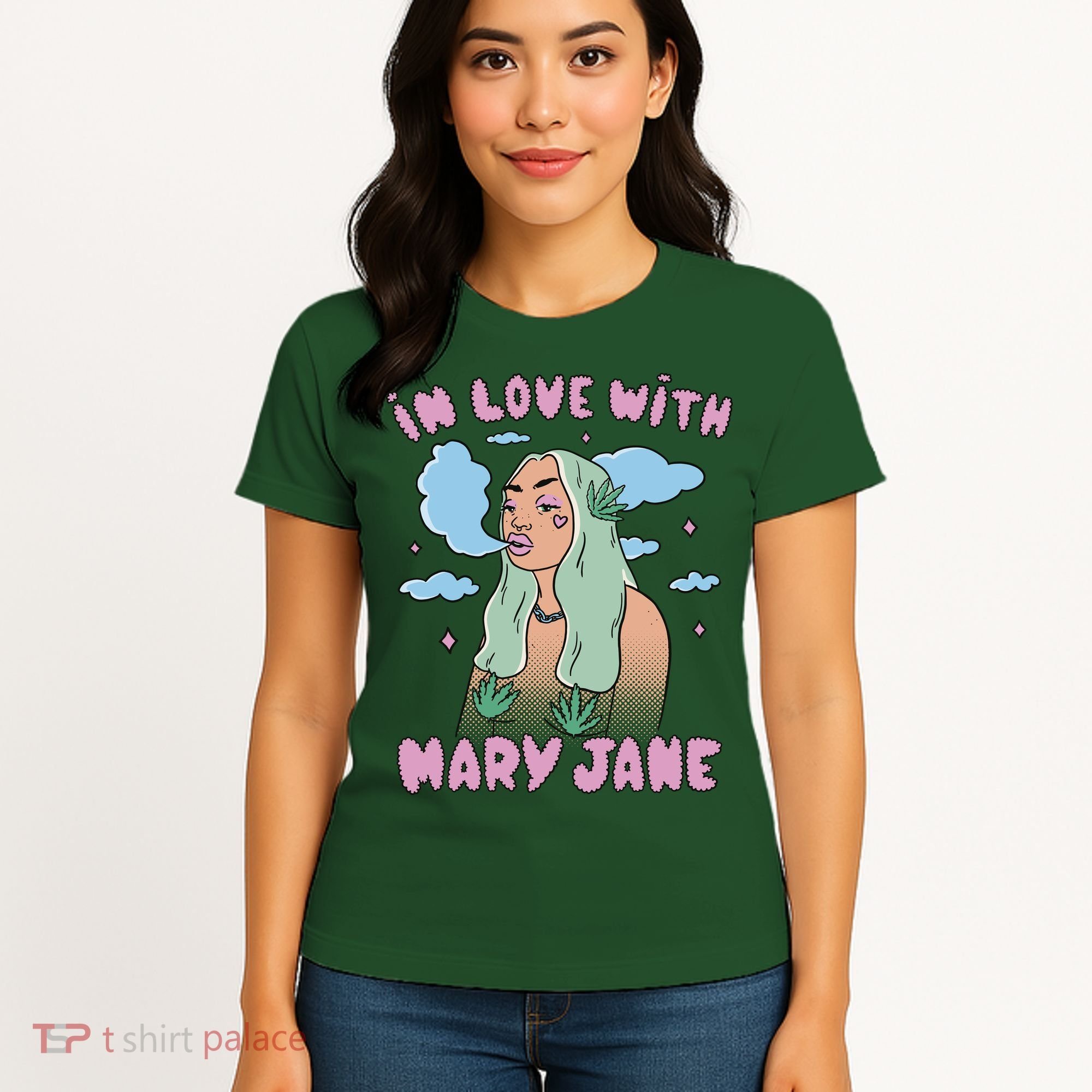 In Love With Mary Jane Female Marijuana Women's T-Shirt