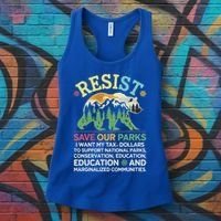 I Literally Want My Tax Dollars To Support National Parks Women's Tank Top thumb 3