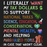 I Literally Want My Tax Dollars To Support National Parks  Beanie thumb 2