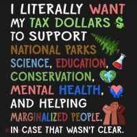 I Literally Want My Tax Dollars To Support National Parks  Women's Tank Top thumb 5