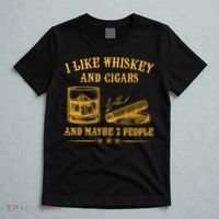 I Like Whiskey And Cigars And Maybe 3 People Vintage T-Shirt thumb 5