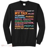 I Literally Want My Tax Dollars To Support National Parks  Sweatshirt thumb 0