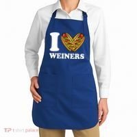 I Love Weiners Hotdogs Wiener Frank Sausage Bun Apron thumb 2