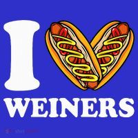 I Love Weiners Hotdogs Wiener Frank Sausage Bun T-Shirt thumb 7