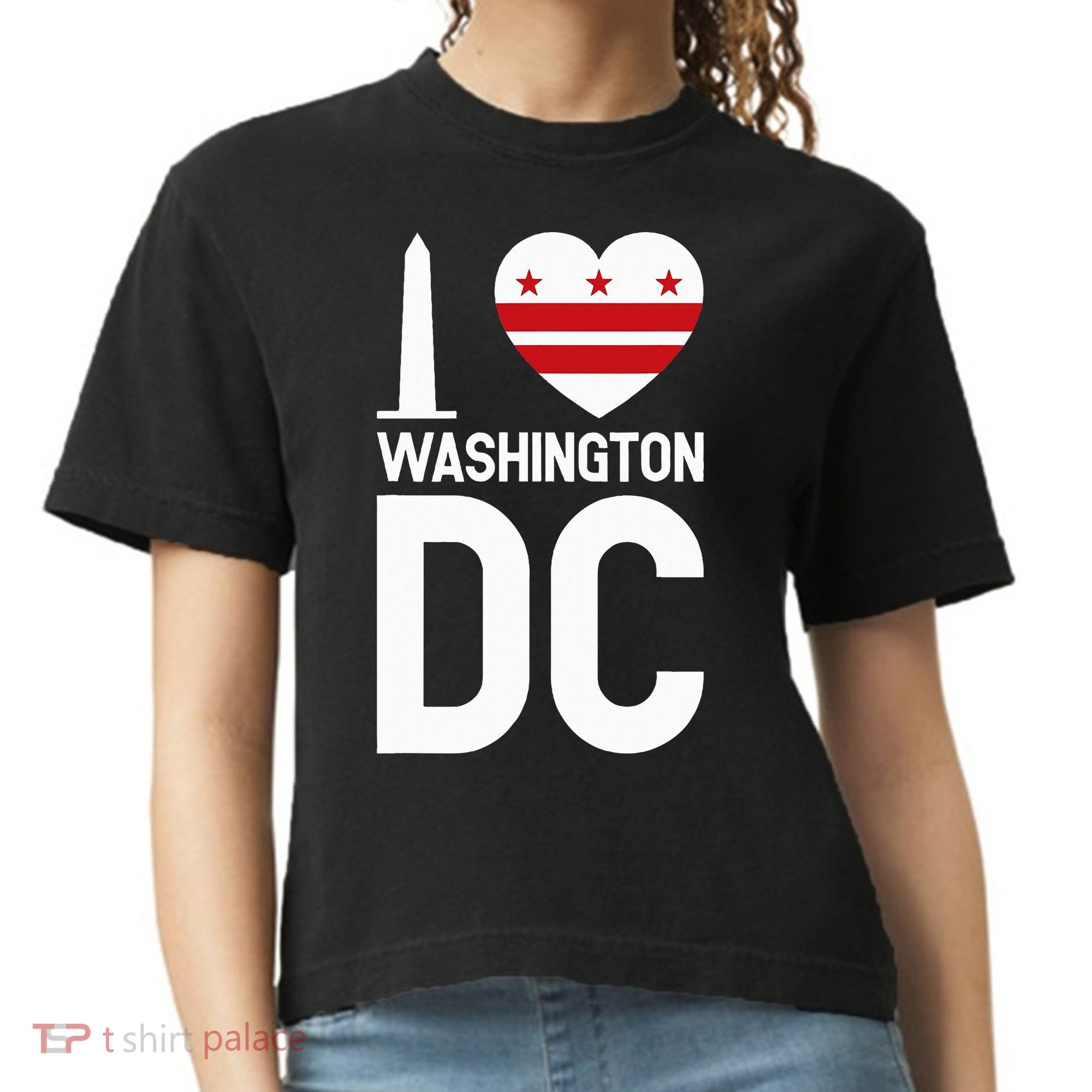 I Love Washington Dc Comfort Colors Boxy T-Shirt