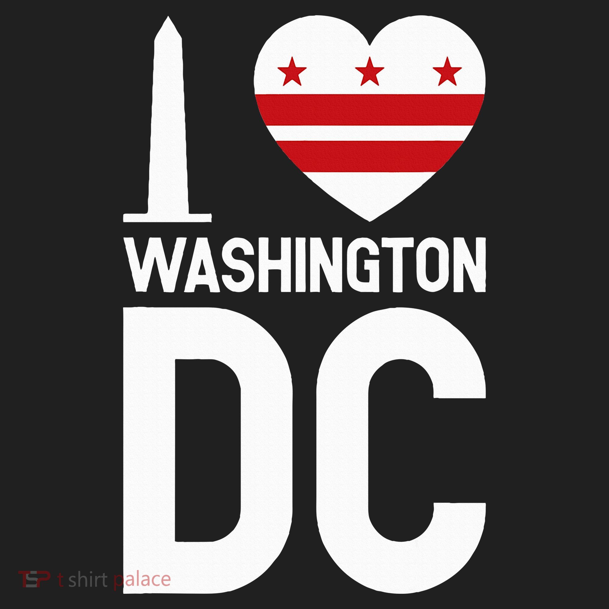 I Love Washington Dc Comfort Colors Boxy T-Shirt