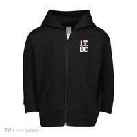 I Love Washington Dc Toddler Zip Fleece Hoodie thumb 0