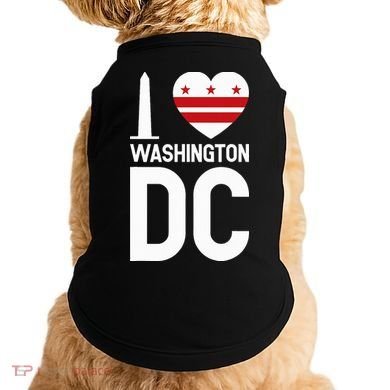 I Love Washington Dc Doggie Tank