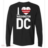 I Love Washington Dc Comfort Colors Heavyweight Long Sleeve T-Shirt thumb 0
