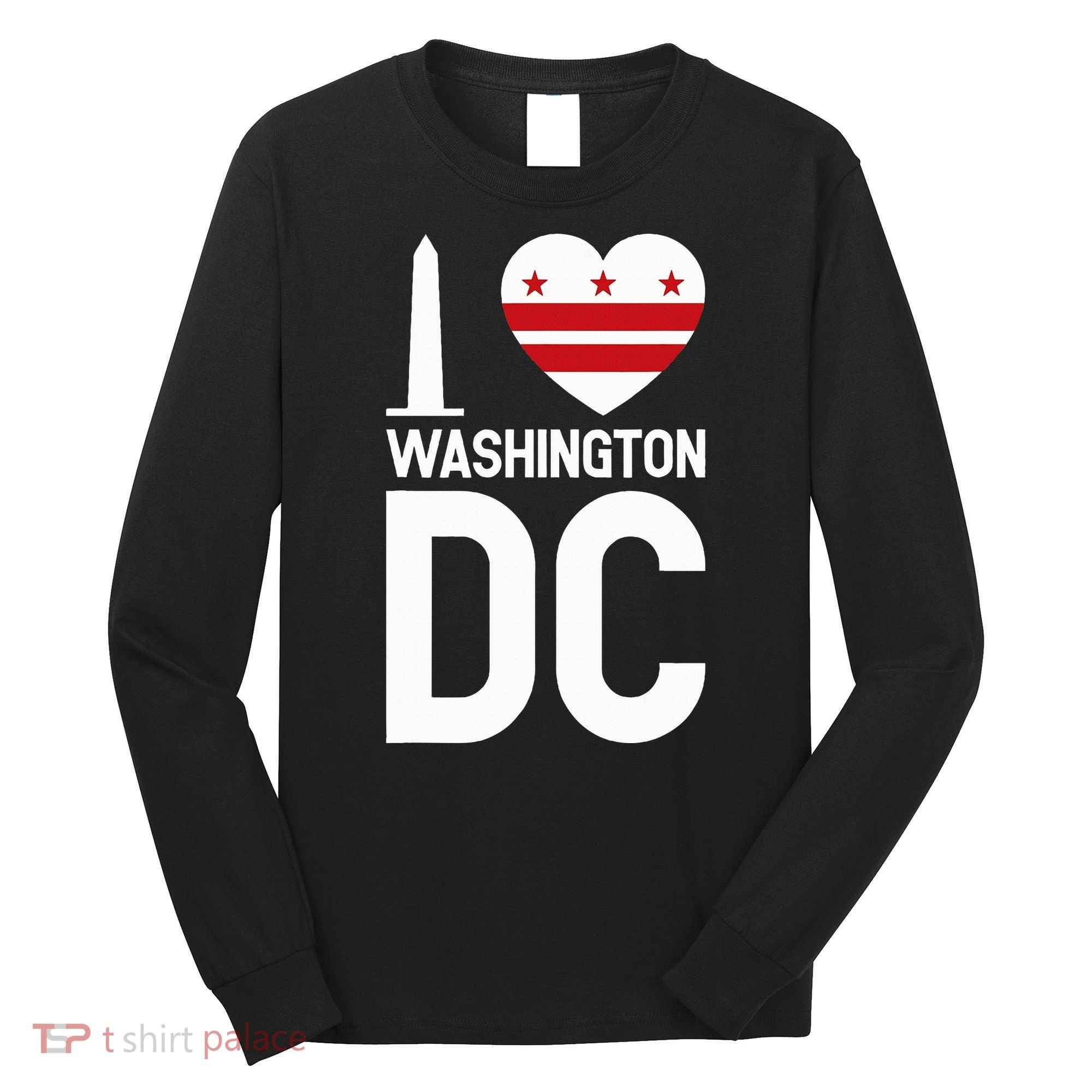 I Love Washington Dc Long Sleeve Shirt