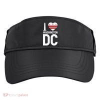 I Love Washington Dc Adult Drive Performance Visor thumb 0