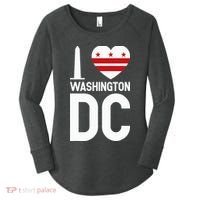 I Love Washington Dc Women's Perfect Tri Tunic Long Sleeve Shirt thumb 0