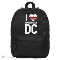 I Love Washington Dc 16 in Basic Backpack thumb 0