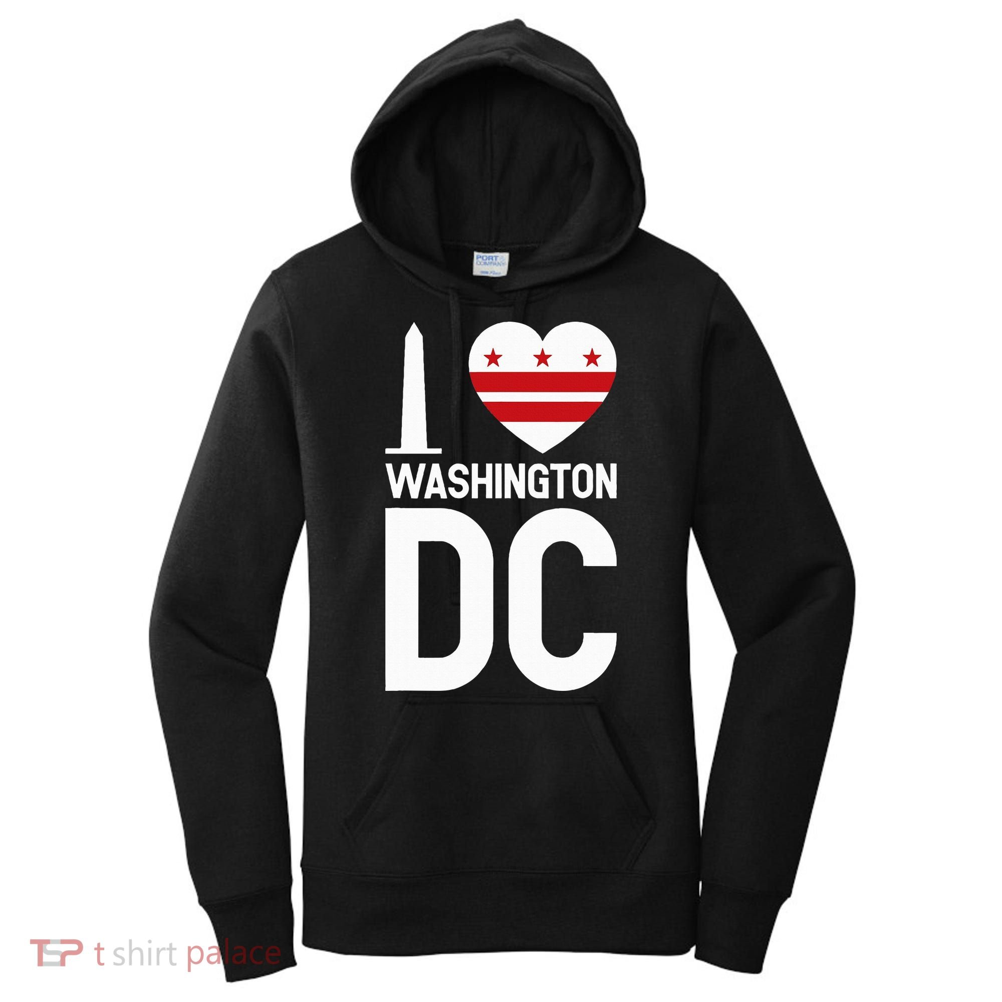 I Love Washington Dc Women's Hoodie