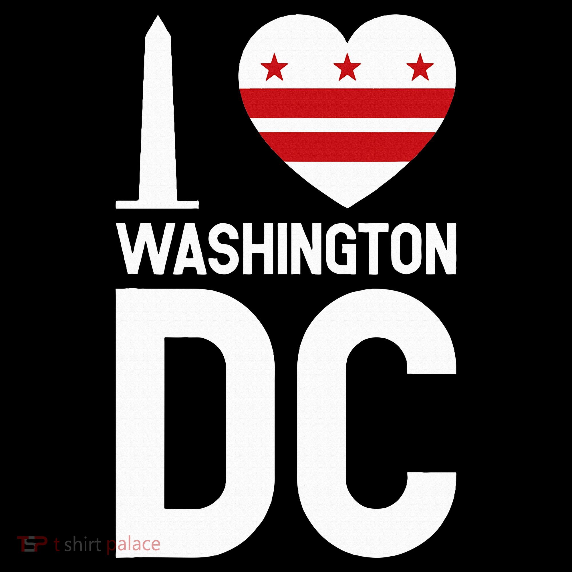 I Love Washington Dc Baby Bodysuit