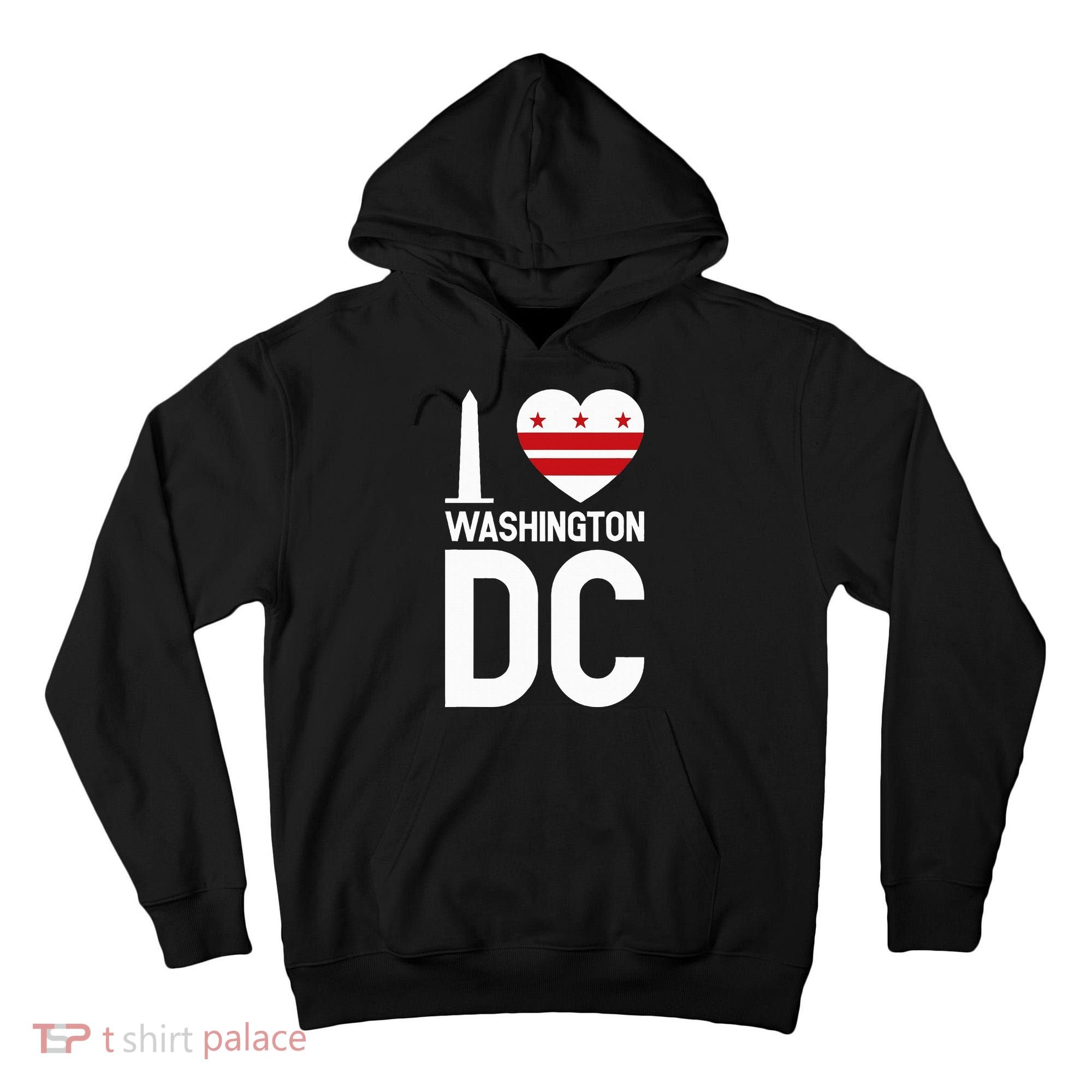 I Love Washington Dc Tall Hoodie