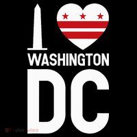 I Love Washington Dc Tall Hoodie thumb 2